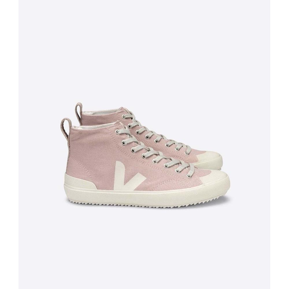 Women\'s Veja NOVA HT CANVAS High Tops Pink | SG 347RVD